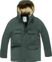 Vintage Industries Miles, textile jacket waterproof , color: Grey , size: L