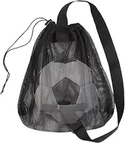 Ball Bag | Sports Equipment Bags,Shoulder Strap Sling Pouch Mesh Drawstring Organizer Storage for Gym Sports Men Beach Athletic Pool Workout