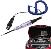 Test Light with Voltmeter,Voltage Test Light 6-24V Circuit Tester | Electric Tool with Extended Spring Wire Probe Fuse Pen for Car