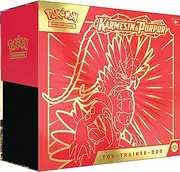 Pokémon - Trading Card Game: Top Trainer Box Crimson & Purple (Koraidon) (9 Booster Packs & Premium Accessories)