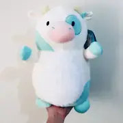 Squishmallows Belana the Cow Fluffy Belly Hugmees Hugmee 14" BNWT KellyToy