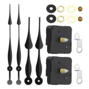 2Set Quartz Clock Movement w 12" Clock Hand 31mm Shaft Black