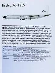 Boeing RC-135 RC 135 Picture Aircraft Out of Print Spec Sheet Art Decor