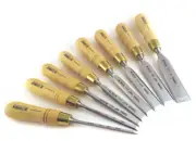 Narex 8 Piece Premium Imperial Bevel Edge Chisel Set (863251-863253)