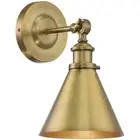 Savoy House Lighting 9-0901-1-322 Glenn Swing Arm or Wall Lamp Warm Brass