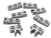 Lego - Lot of 8 - Grey Gray, Plate Special 1 x 2 5.9mm Cup