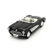 Maisto Licensed 1:24 Scale Chevrolet Corvette 1957 Diecast Model Car Black