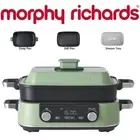 GREEN Morphy Richards® Digital Multifunction Cooking Pot GRILL STEAM STEW 3 IN 1