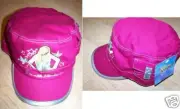 Disney Hannah Montana Miley Cyrus Hot Pink Silver Cadet Cap Hat New