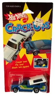 Hot Wheels 1985 Crack-Ups Bumper Thumper 7581 Mattel Hong Kong (B234)
