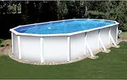 Grandy Steel Wall Pool Oval 3.00 m x 5.00 m x 1.20 m with Skimmer