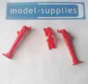 Dinky 106 Thunderbird 2 reproduction red plastic leg release button & 2 legs