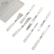 7Pcs Art Spatula Set Stainless Steel Spatula Painting Scraper for Artists