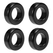 4pcs 19.3 x 33.7 x 11.3mm Ferrite Ring Iron Powder Toroid Cores Black Gray