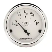 Auto Meter 1606 Old Tyme White Fuel Level Gauge
