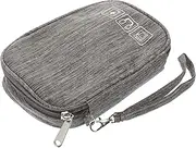 Mipcase Travel Cable Organizer Bag Portable Tech Accessory Case for Cords Chargers and Earphones Lightweight and Durable for Travel and Daily Use