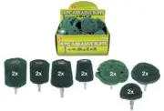 Green Aluminum Oxide Polish for Buffer Buffing Polishing 1/4" Mount Polishing