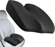 Memory Foam Seat Cushion - Comfort Airplane Seat Cushion | in-car Supplies for Gaming Travel Stadium Kitchen Bleachers Pregnancy Recliner RV Home