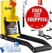 12 Oz. Metal Can Crusher, Heavy-Duty Wall-Mounted Smasher for Aluminum Seltzer,