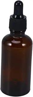 Healeved Refillable Empty Essential Oil Glass Bottle with Dropper Dark Brown Aromatherapy Container for Perfumes Liquids and DIY Blends Durable Easy to Clean and Refill