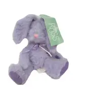 Russ "Sorbet" 7" Purple Bunny Rabbit Stuffed Plush Animal Fuzzy Easter New!