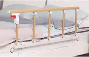 Bed Side Handrail Barrier Bed Railing Folding Bed Guardrail Side Guard for The Elderly Handrail Assistance for Getting in & Out of Bed at Home Safety Assisting Rails