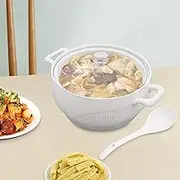 Ceramic Pots for Cooking Kitchen Ceramic Soup Tureen Serving Soup Porcelain Tureen W Glass Lid Soup Ladle