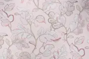 4 Drapes Pink Pearl Modern Jacobean Spanish Fabric for Paris Apartment decor