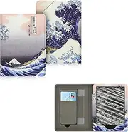 Sakenitly Case for 7 inch Kindle Oasis 10th/9th 2019/2017 Release - Cover Sleeve with Card Slot and Hand Strap, Foldable Protective Cover, Model No.S8IN4O/CW24WI
