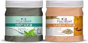 Sandal Scrub 500gm with Mint Scrub 500gm
