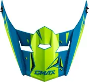 Gmax Youth Mx-46Y Unstable Visor Matte Blue/Green Ys-Yl