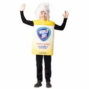 Wiped Out Disinfecting Sanitizer Wipes Funny Unisex Child Boys Girl Costume 7-10