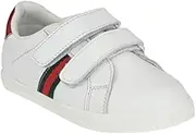 [Tuskey] Hook & Loop Fastners Kids Sneakers, Casual Slip On Toddlers Shoes Boy & Girls, Unisex Child Rebound Sneakers, Lightweight Canvas Shoes