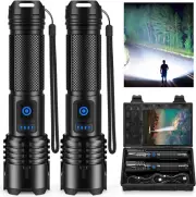 Rechargeable Flashlights High Lumens, 90,000 Lumens Super Bright Led Flashlights