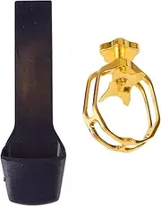 ALTO SAXOPHONE LIGATURE AND CAP SET MAINTAINING SAXOPHONE PERFORMANCE FOR MUSICIANS ABS/METAL