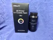 Crealty 3D Printer UV Curable Resin 500g Gray (New Bottle)