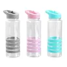 3x Lemon & Lime Soft Grip 750ml Water Drink Bottle Container w/ Screw Lid Asst