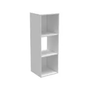 Flexi Storage Clever Cube White 1 x 3 Compact Storage Unit