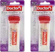 The Doctor's BrushPicks Interdental Toothpicks - 120 Toothpicks - 2pc