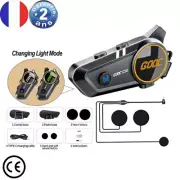 Helmet Bluetooth Motorbike IPX7 Stereo 3D Powerful Bass With Micro And Light LED
