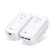 TP-Link AV1300 3-Port Gigabit Passthrough Powerline Starter Kit