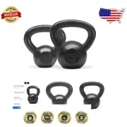 Professional Cast Iron Kettlebell Set 5-30 lbs for Effective Strength Workouts
