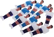 TOYANDONA 10Pcs Table Soccer Figurines Set Mini Foosball Players for Table Football Games Detailed Figures for Home Office and Cafe Use Enhance Motor Skills and Relaxation