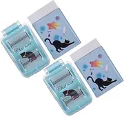 HYTROVE 2Sets Mini Eraser Rollers Portable Crumb Collectors for Desktop Cleaning Safe Material Present for Stylish Design