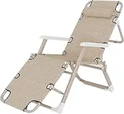 Zero Gravity Lounge Chair, Zero Gravity Chair Reclining 3-Position Adjustable Foldable Heavy Duty Lounge Chair Camping Folding Bed for Patio Garden - Bearing 200KG Lounge Chair (Color : #1)