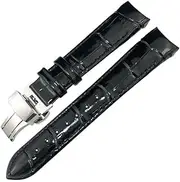 [TIOYW] 18mm Leather Cowhide Watch Bands，For Tissot 1853 T035.207 T035 Black White Purple Red Women's Watch Strap Free Tools