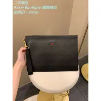 在飛比找蝦皮購物優惠-二手精品 古馳 Gucci Clutch Pouch Bla