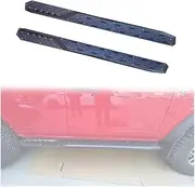 ADCCH Off-Road Running Boards Steel Side Steps Compatible for Ford Bronco 2021 2022 2023 2024 4 Door Raptor Accessories