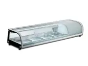 62L 6x1/3 Pans Commercial Sushi Display Fridge W*D*H 1510x420x315mm GN-62L