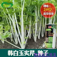 在飛比找蝦皮購物優惠-🌱🥬白玉實芹芹菜種子 農田菜園生長快葉柄黃白芹菜籽 蔬菜種子